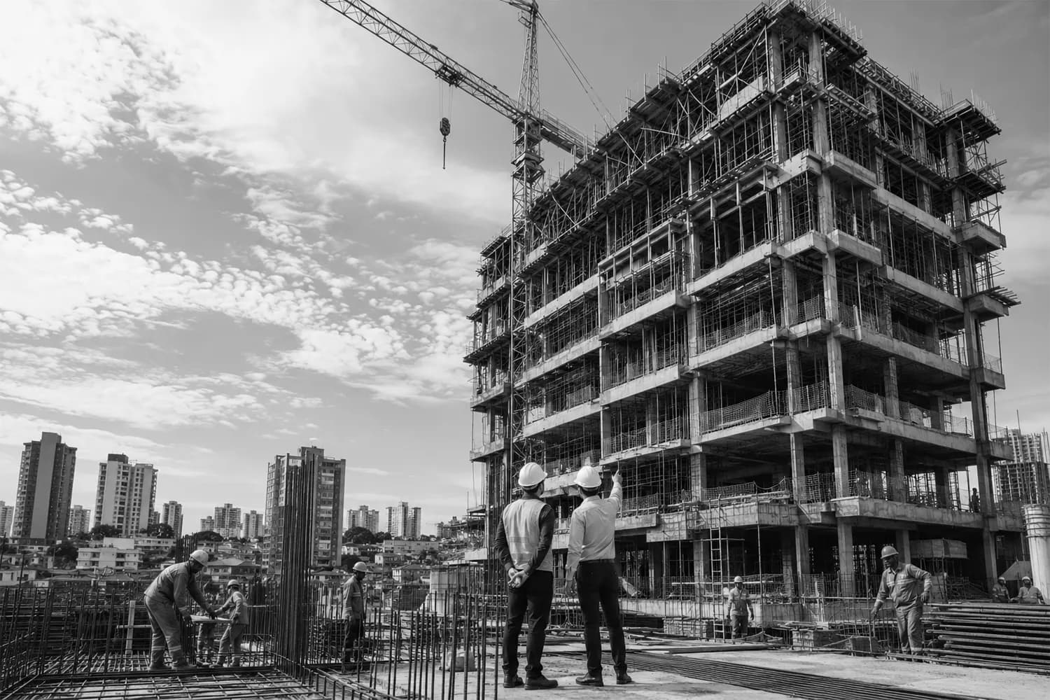 Construção de edifícios e prédio